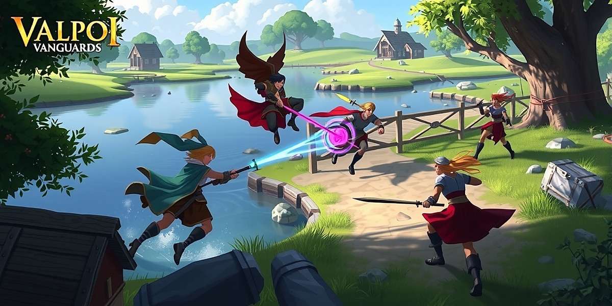 Valpoi Vanguards Village Battle Valpoi Vanguards gameplay showing team battle in a village setting
