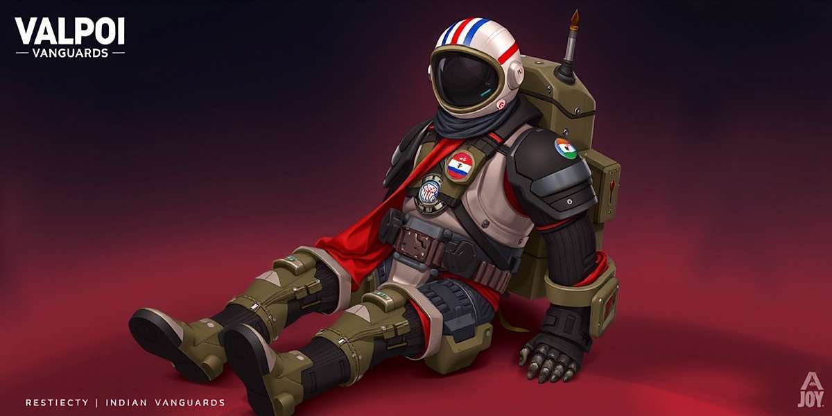Valpoi Vanguards Upcoming Character Concept art for upcoming Valpoi Vanguards character based on Indian astronaut
